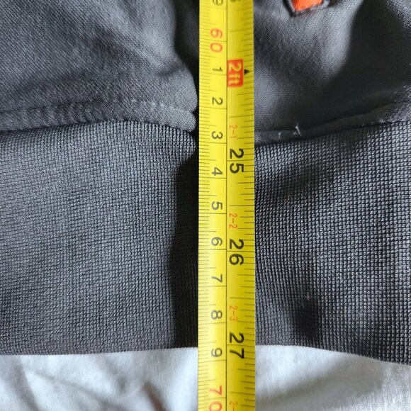 Kappa Jacket Men's Size XL Active Training Full Zip Long Sleeve Grey with Orange - Picture 11 of 11